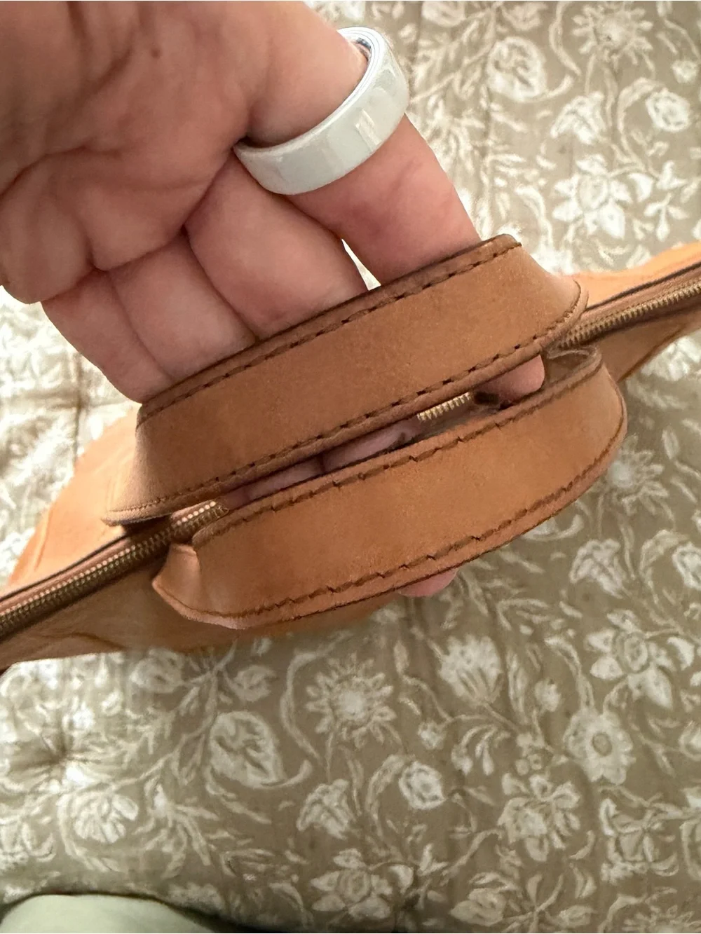 Fossil Leather Tote Bag in Cognac Tan - so pretty!